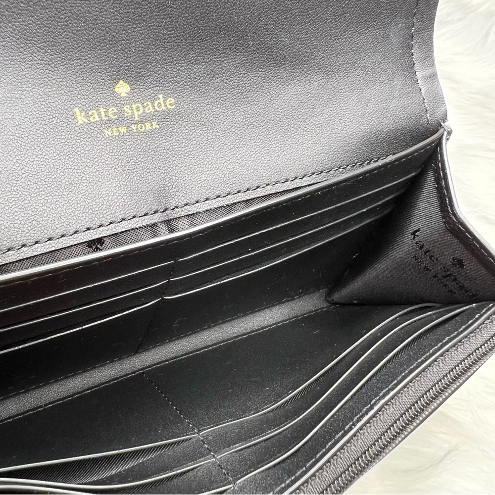 Kate Spade Rosie Flap Wallet - Black - Picture 5 of 13